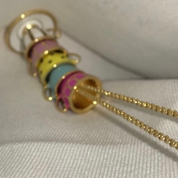 NWT Kate Spade necklace Tea Time Multi - Picture 2 of 10